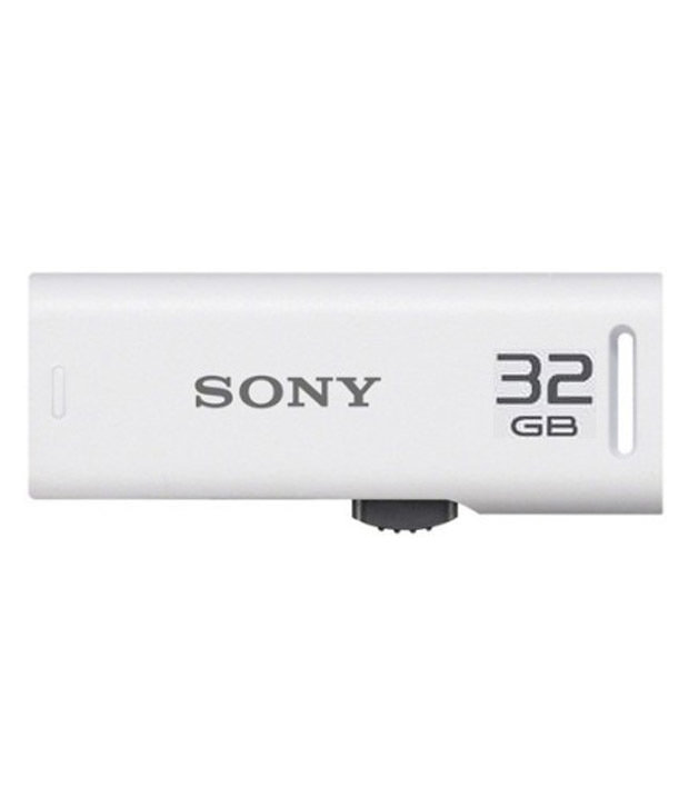 Sony 32Gb Pen Drive, GR, White