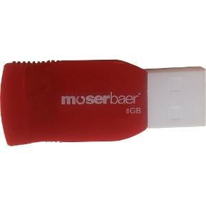 Moserbaer 8GB Pen Drive, Racer, 2.0