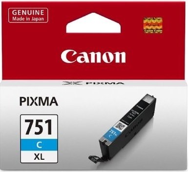 Canon 751XL Ink Cartridge, Cyan