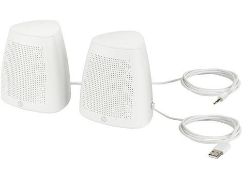 HP S3100 2.0 Speakers, White