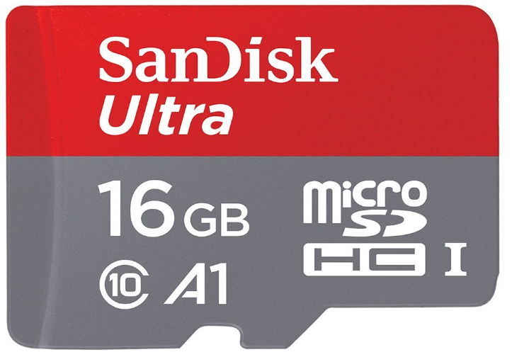 SanDisk 16GB A1 Memory Card, Class 10