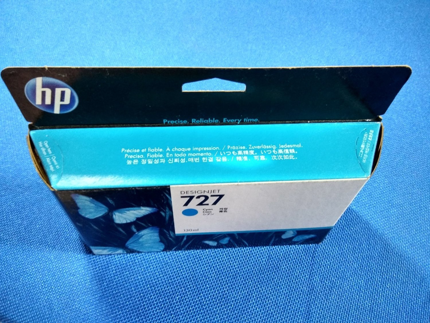HP DesignJet 727 / 727B Cyan Ink Cartridge, 130ml (B3P19A) HP DesignJet 727 / 727B Cyan Ink Cartridge, 130ml (B3P19A)