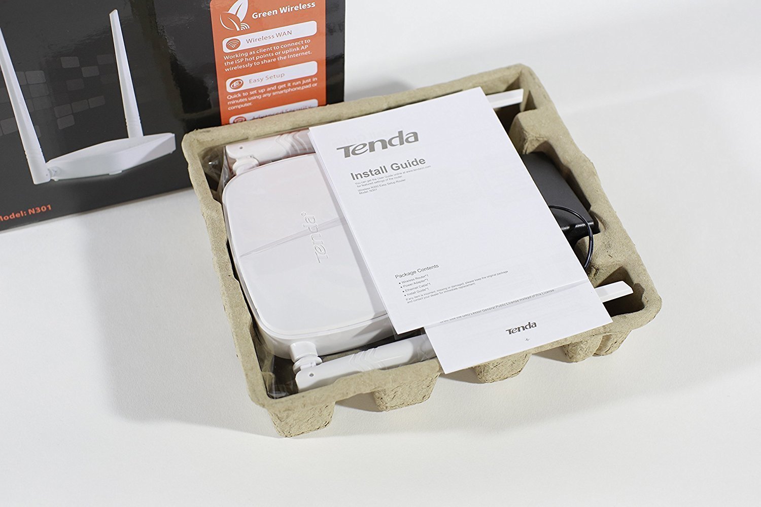 Tenda N301 Wireless-N300 Easy Setup Router