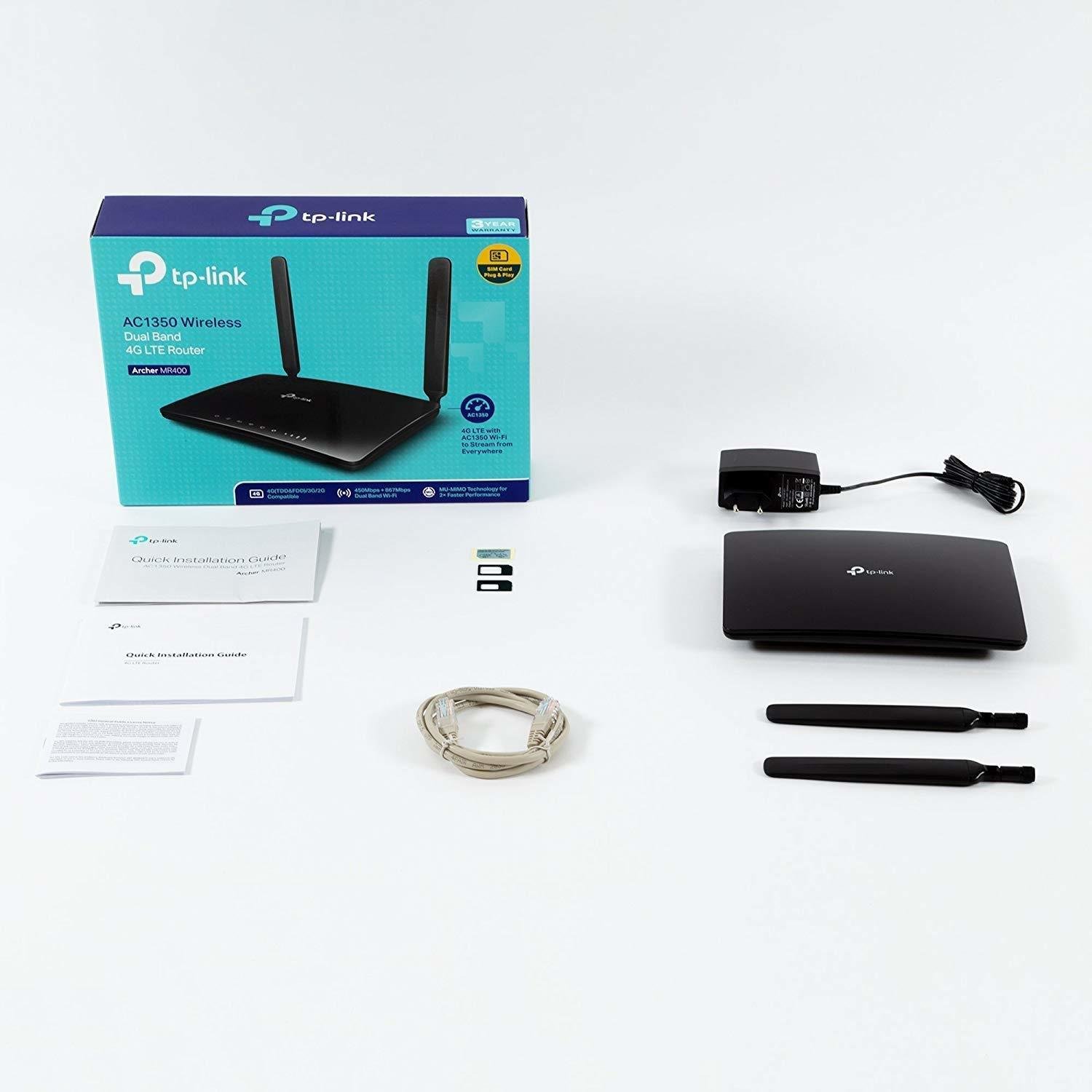 TP-Link Archer MR400 AC1350 Wireless Dual Band Router