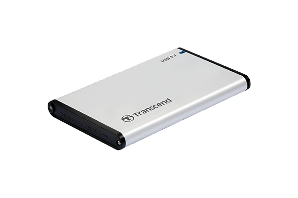 Transcend StoreJet 25S3 Ext 2.5" Casing USB 3.1 SSD/HDD Enclosure
