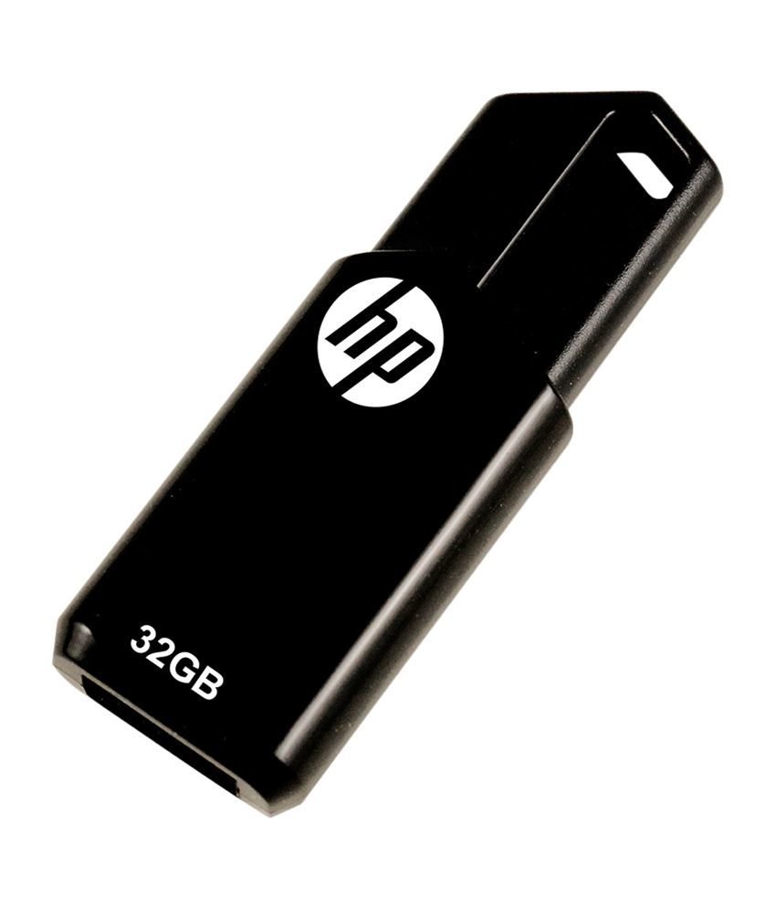 HP 32GB Pen Drive, 2.0, V150W, Black