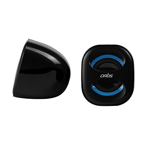 Artis Mini 2.0 USB Multimedia Speakers, Blue