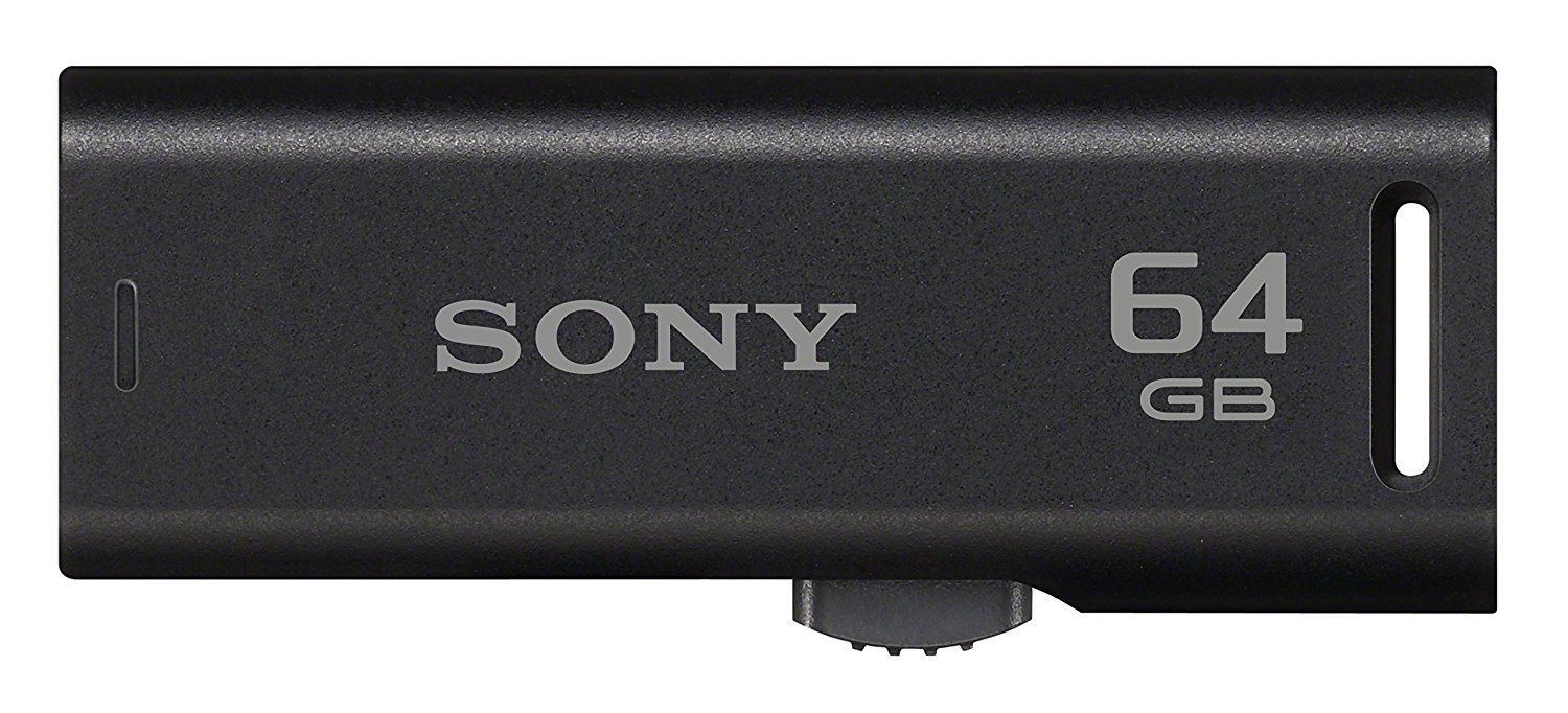 Sony 64GB MicroVault USB Flash Pen Drive (GR/Black)