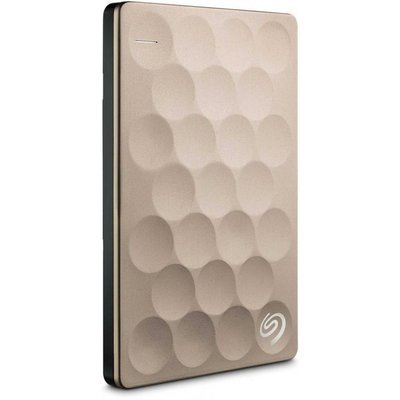 Seagate 2TB Platinum external hard disk, Gold Seagate 2TB Platinum external hard disk, Gold