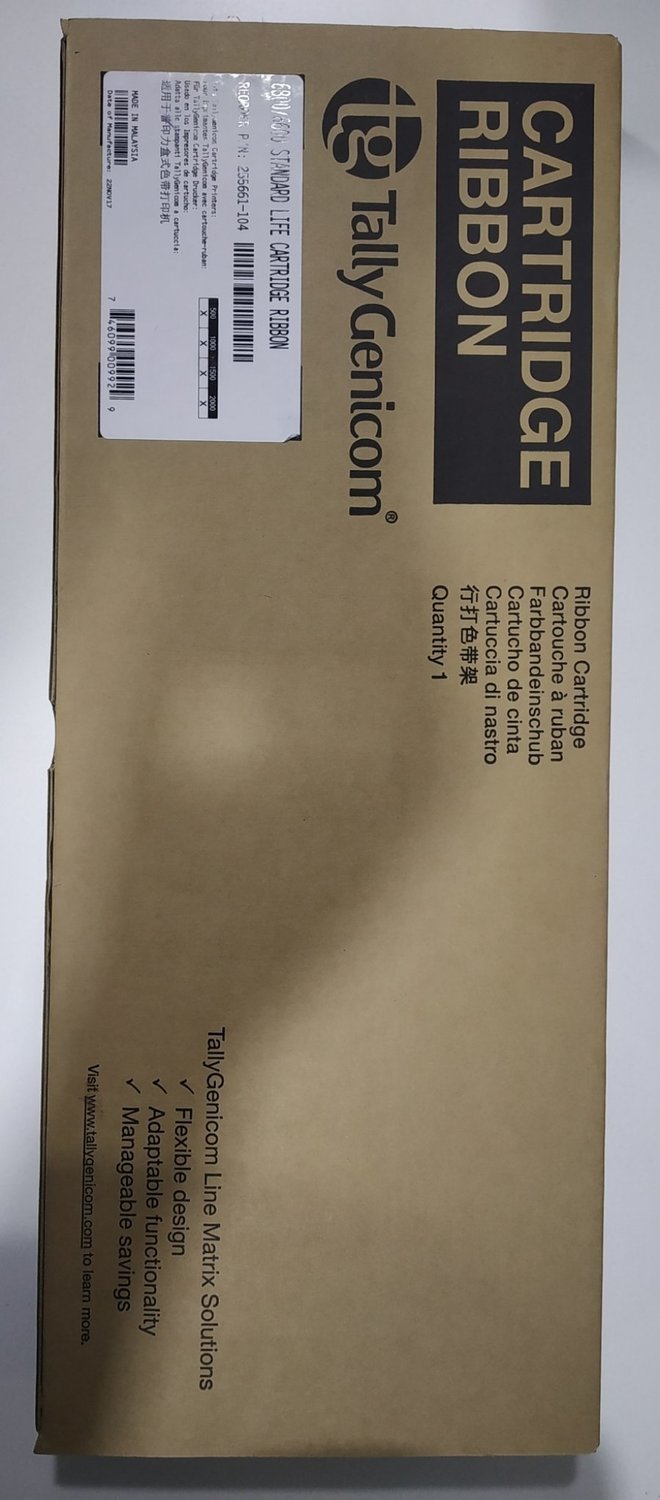 Tally Genicom 6600/6800 Standard Lifi Cartridge Ribbon, 17k