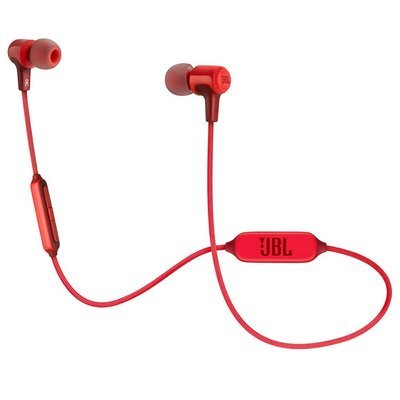 JBL E25BT Wireless In-Ear Headphones With Mic, Red