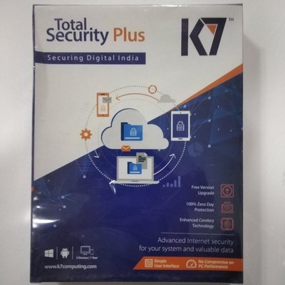 5 User, 1 Year, K7 Total Security Plus 5 User, 1 Year, K7 Total Security Plus