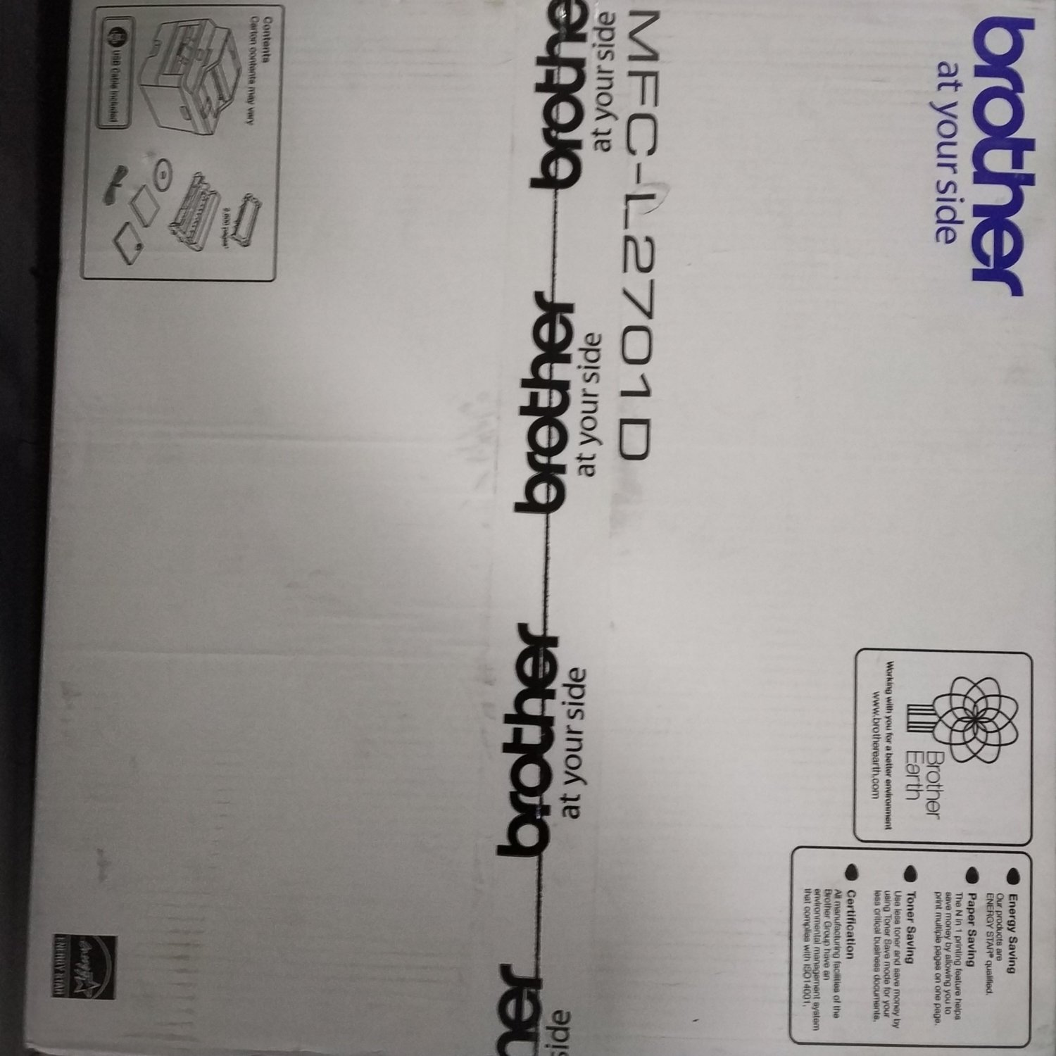 Brother MFC-L2701D Monochrome Multifunction Laser Printer Brother MFC-L2701D Monochrome Multifunction Laser Printer