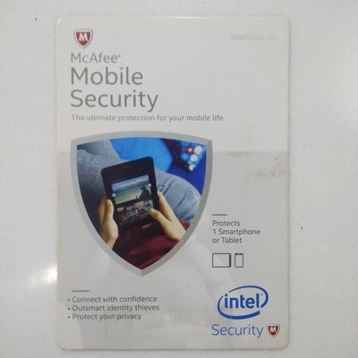 1 Device, 1 Year, McAfee Mobile Security, For Android