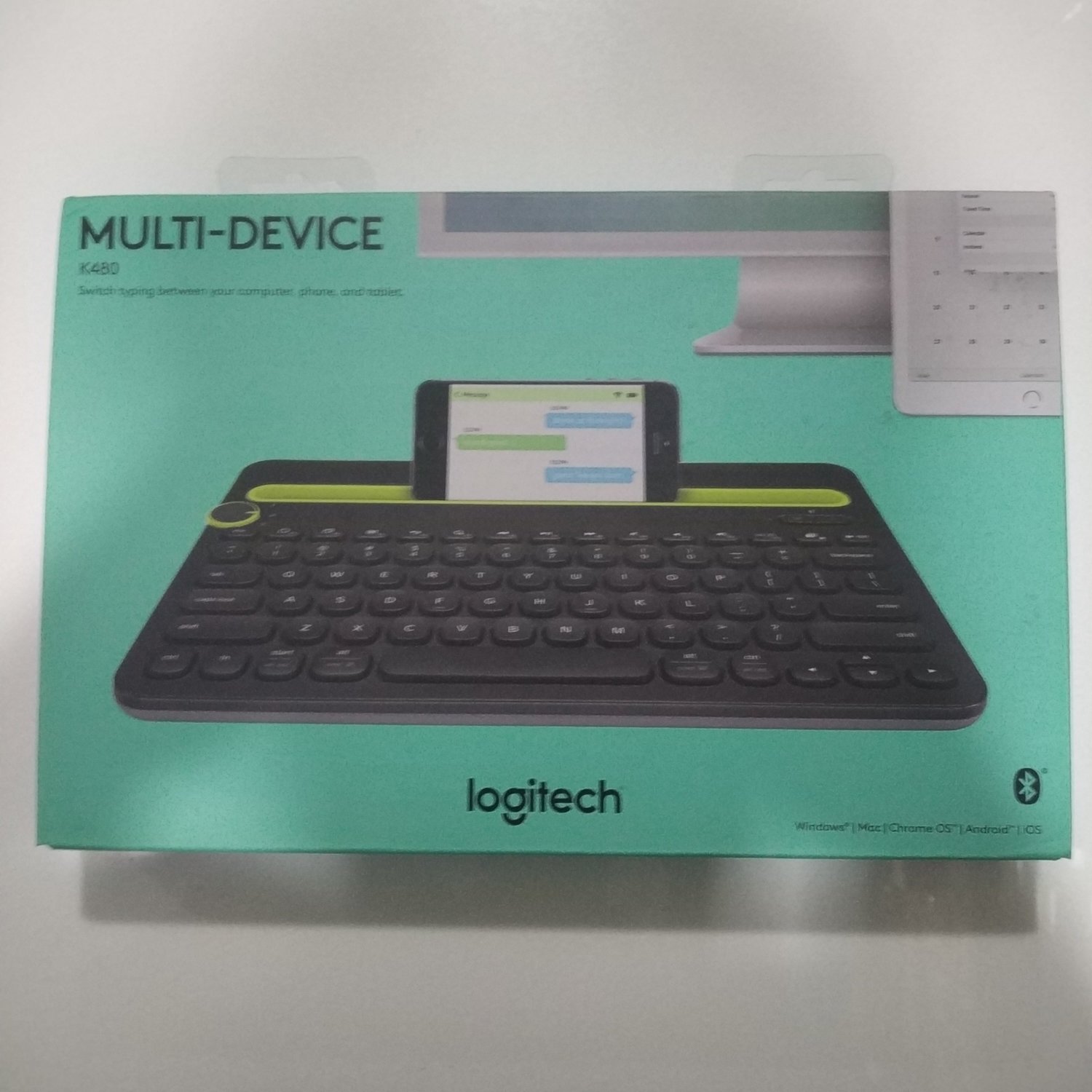 Logitech K480 Pc & mobile Bluetooth Keyboard ,Black