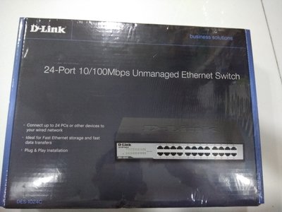 D-Link DES1024C 24-Port Unmanaged Ethernert Switch