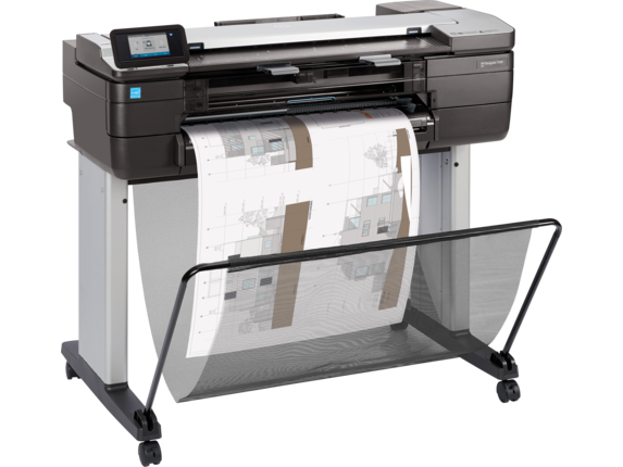 HP DesignJet T830 24-in Multifunction Plotter Printer