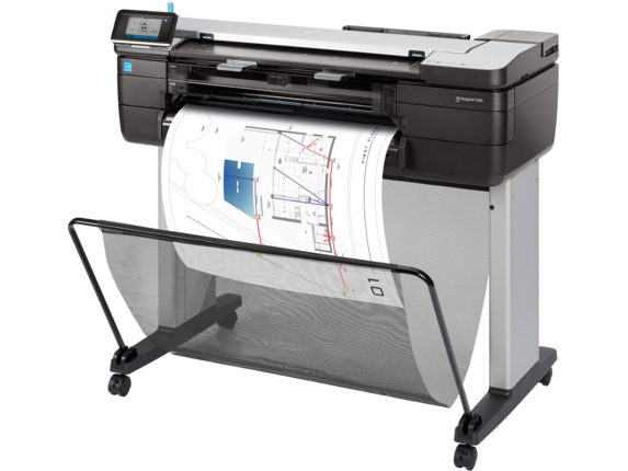 HP DesignJet T830 24-in Multifunction Plotter Printer