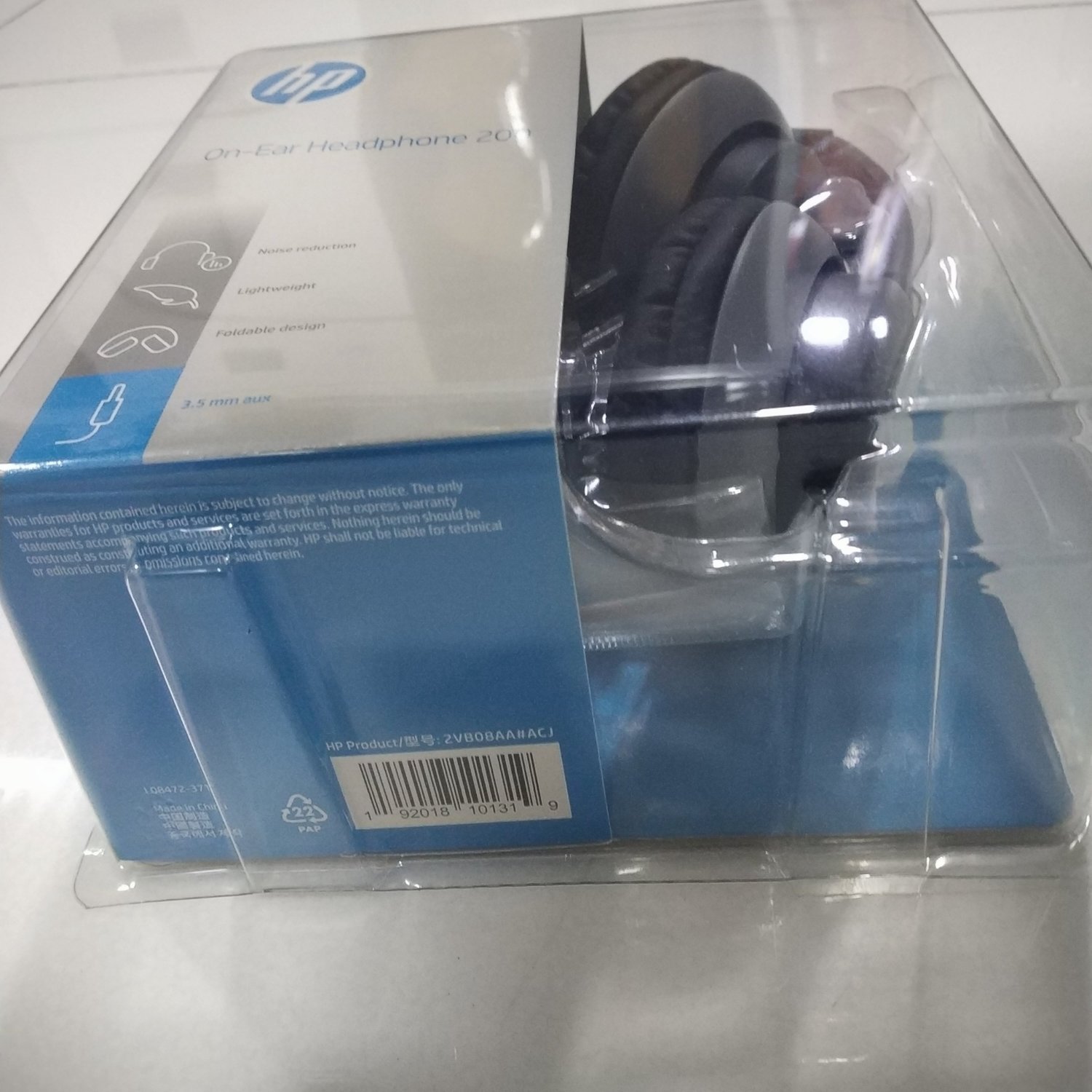 HP 200 On-Ear Headphone, Black