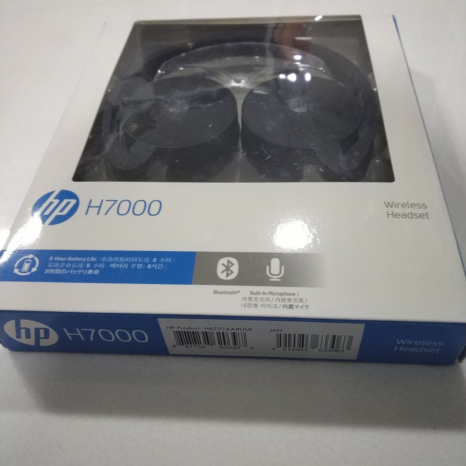 Rs.4092 - HP H7000 Wireless Headset, Black, H6Z97AA