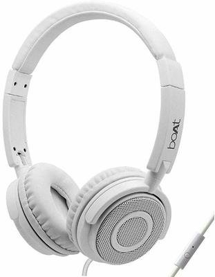 boAt bass Head 910 Headset with Mic, Over the Ear, White