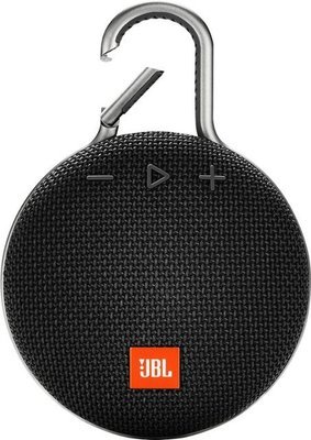 JBL Clip 3 Wireless Bluetooth Speaker, Black