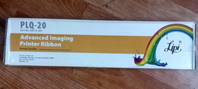 Lipi PLQ 20 Ribbon Cartridge, 6.35mmx25mtr Lipi PLQ 20 Ribbon Cartridge, 6.35mmx25mtr