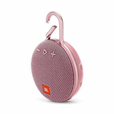 JBL Clip 3 Portable Bluetooth Speaker-Pink
