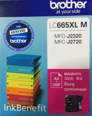 Brother LC665XL Ink Cartridge, Magenta Brother LC665XL Ink Cartridge, Magenta