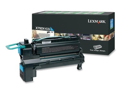 Lexmark X792X1CG High Yield Cyan Toner Cartridge