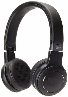 JBL Duet Bluetooth Wireless On-Ear Headphones-Black