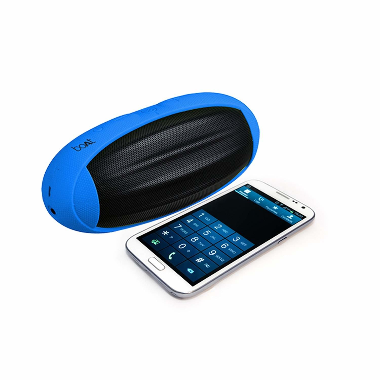 Boat Rugby Wireless Portable Bluetooth Speaker, Blue Boat Rugby Wireless Portable Bluetooth Speaker, Blue