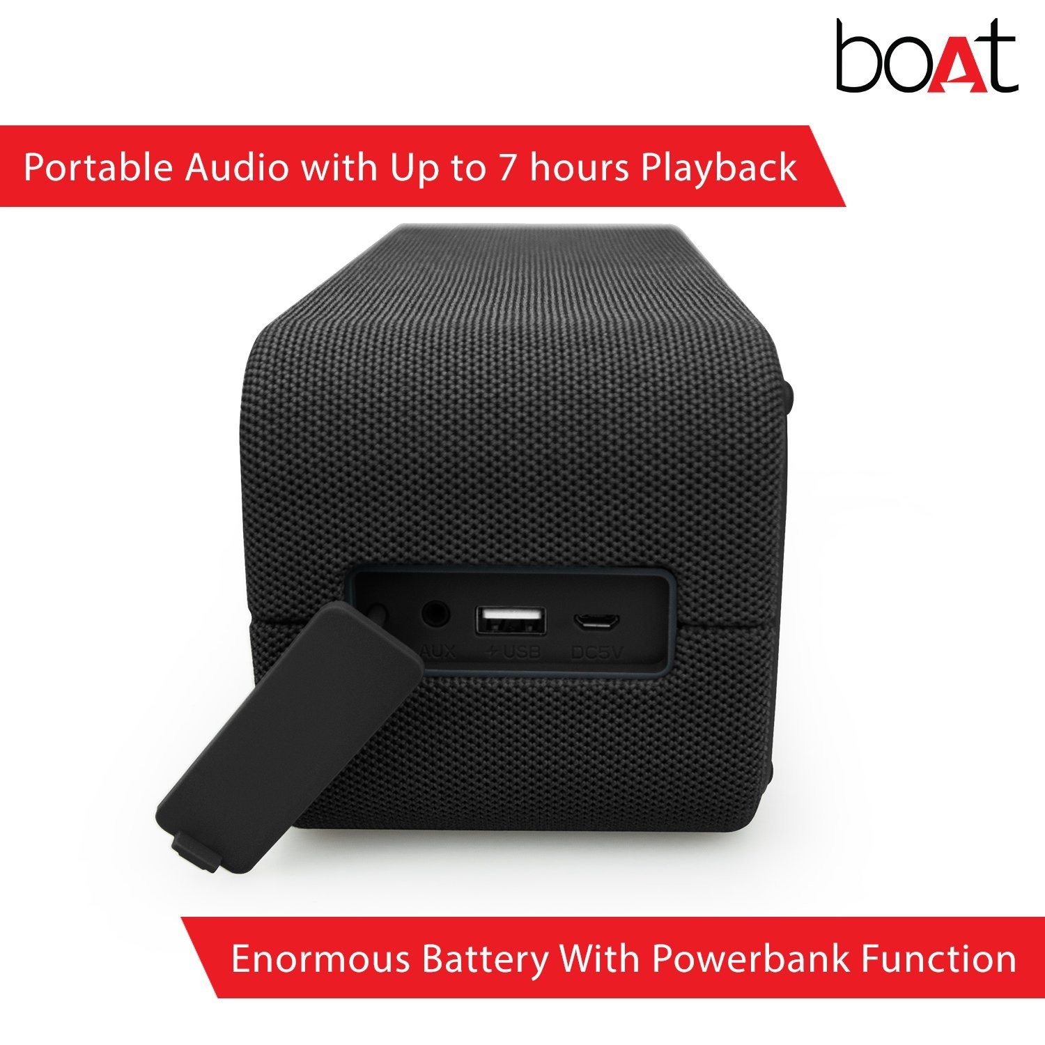 boAt Aavante 15 Wireless Bluetooth Speaker, Premium Black boAt Aavante 15 Wireless Bluetooth Speaker, Premium Black