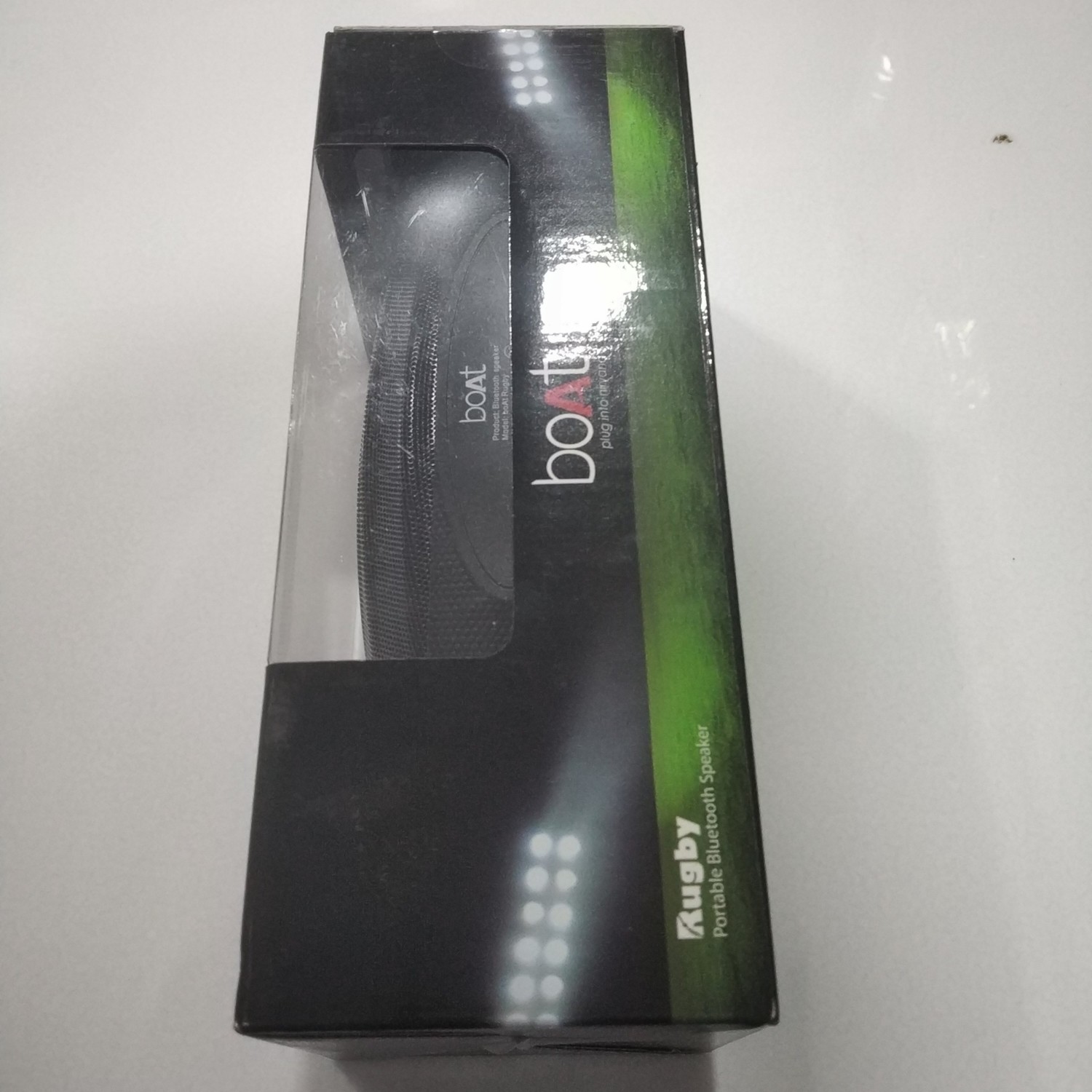 boAt Rugby Wireless Portable Stereo Speaker, Black boAt Rugby Wireless Portable Stereo Speaker, Black