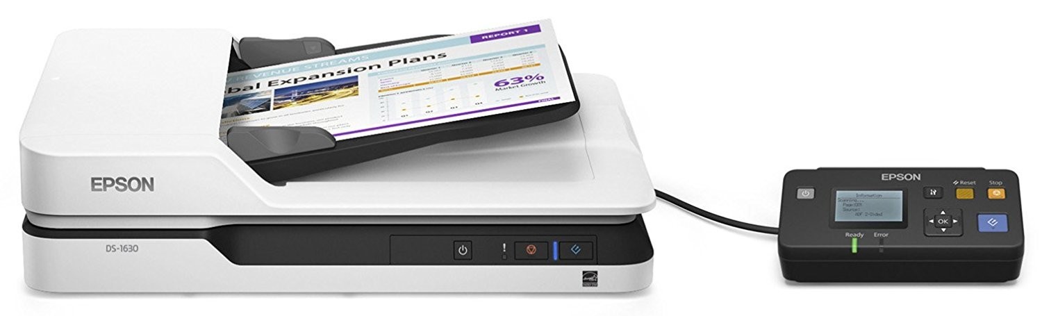 Epson DS-1630 Color Flatbed Scanner With ADF