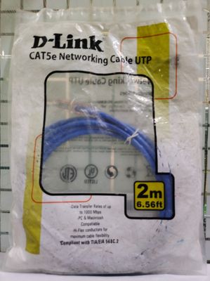D-Link 2mtr Cat-5 Patch Cord Cable