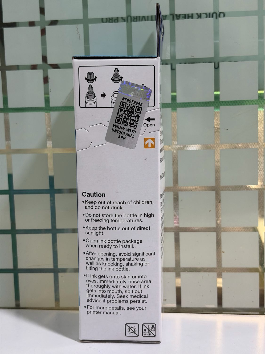 Epson 673 Cyan ink Bottle