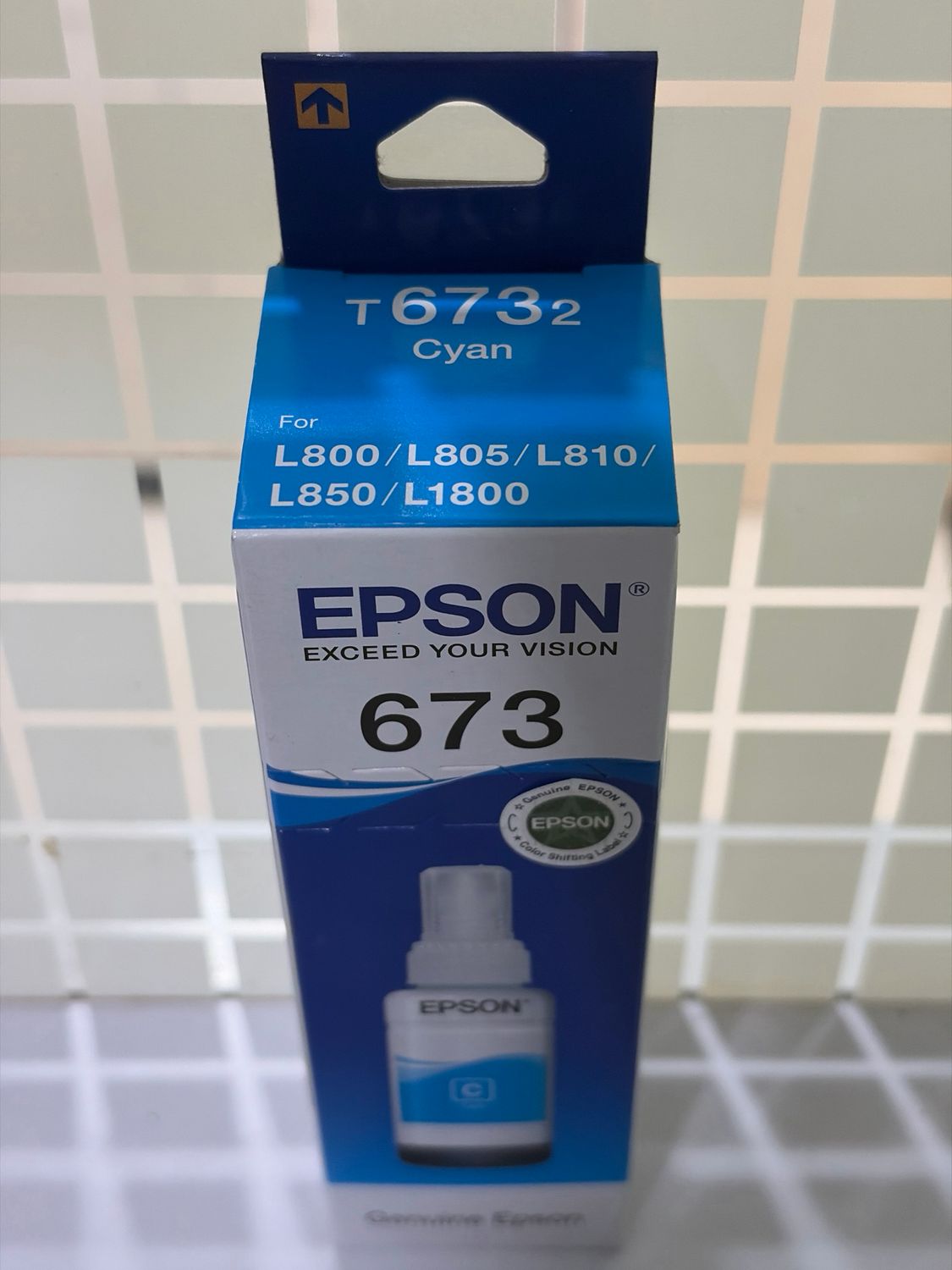 Epson 673 Cyan ink Bottle