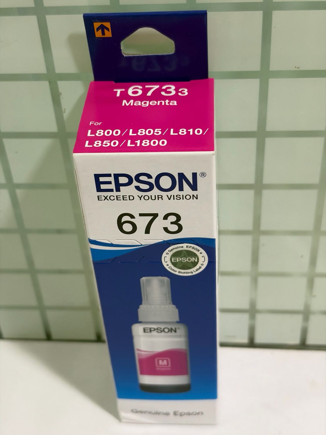 Epson 673 Magenta ink Bottle Epson 673 Magenta ink Bottle