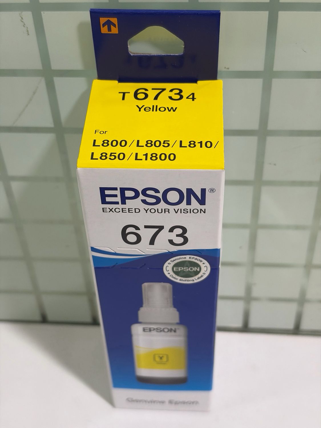 Epson 673 Yellow ink Bottle Epson 673 Yellow ink Bottle