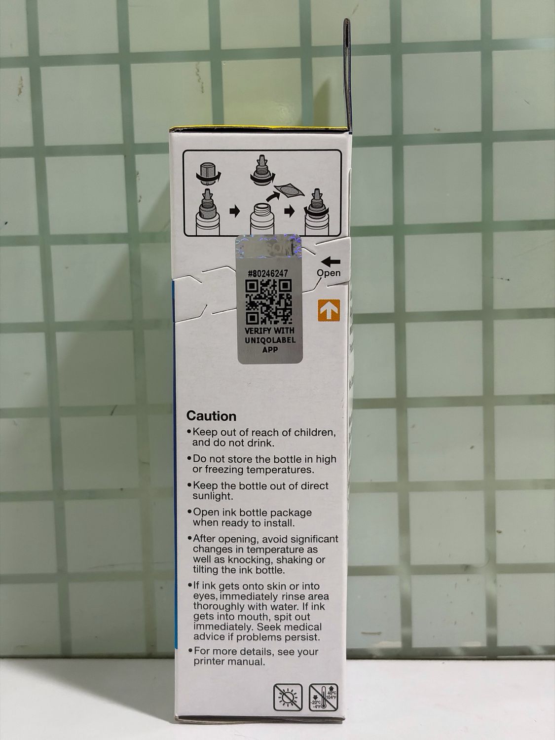 Epson 673 Yellow ink Bottle Epson 673 Yellow ink Bottle