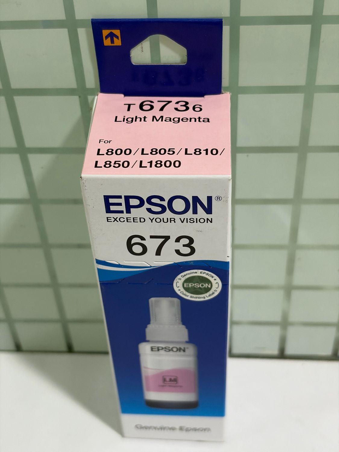 Epson 673 Light Magenta ink Bottle
