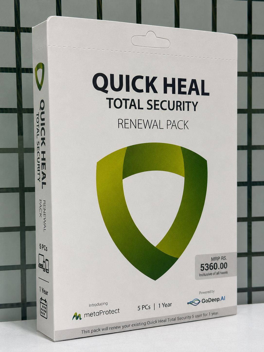 Renewal 5pc 1yr Quick Heal Total Security