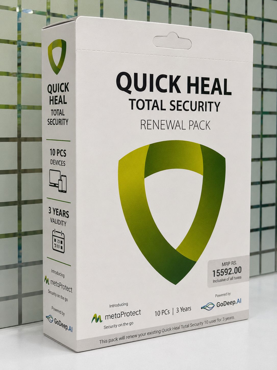 Renewal 10pc 3yr Quick Heal Total Security