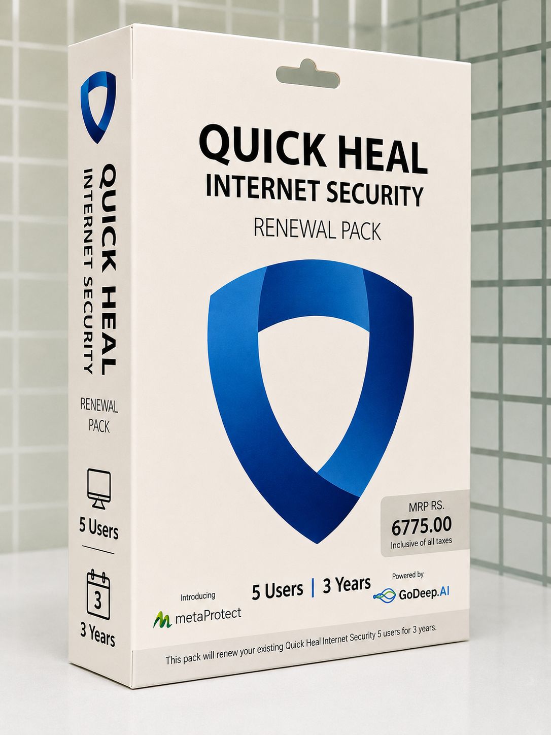 Renewal 5pc 3yr Quick Heal Internet Security