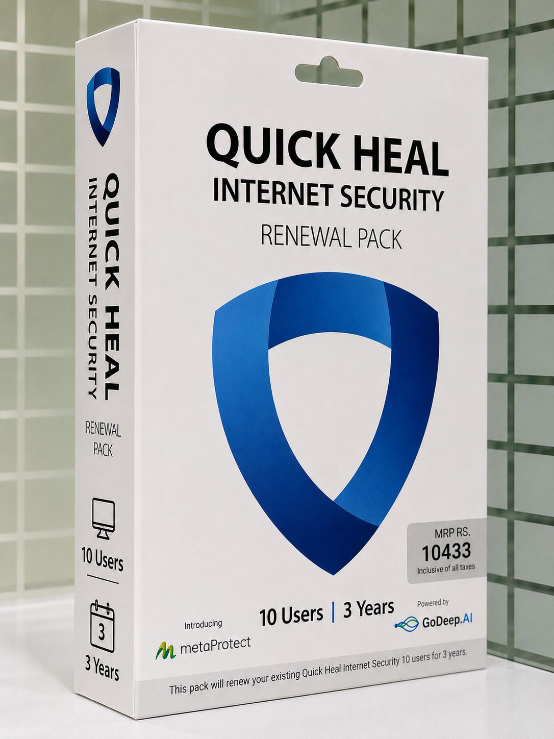 Renewal 10pc 3yr Quick Heal Internet Security