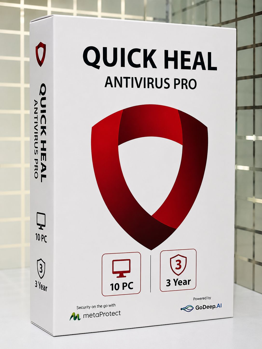 New, 10 User, 3 Year, Quick Heal Antivirus Pro