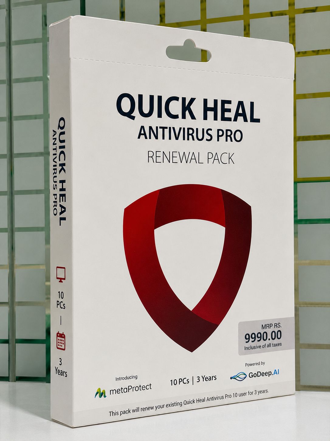 Renewal 10pc 3yr Quick Heal Antivirus Pro