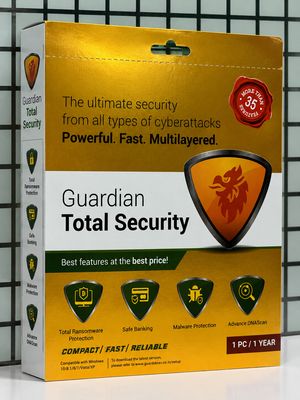 New, 1 User, 1 Year, Guardian Total Security