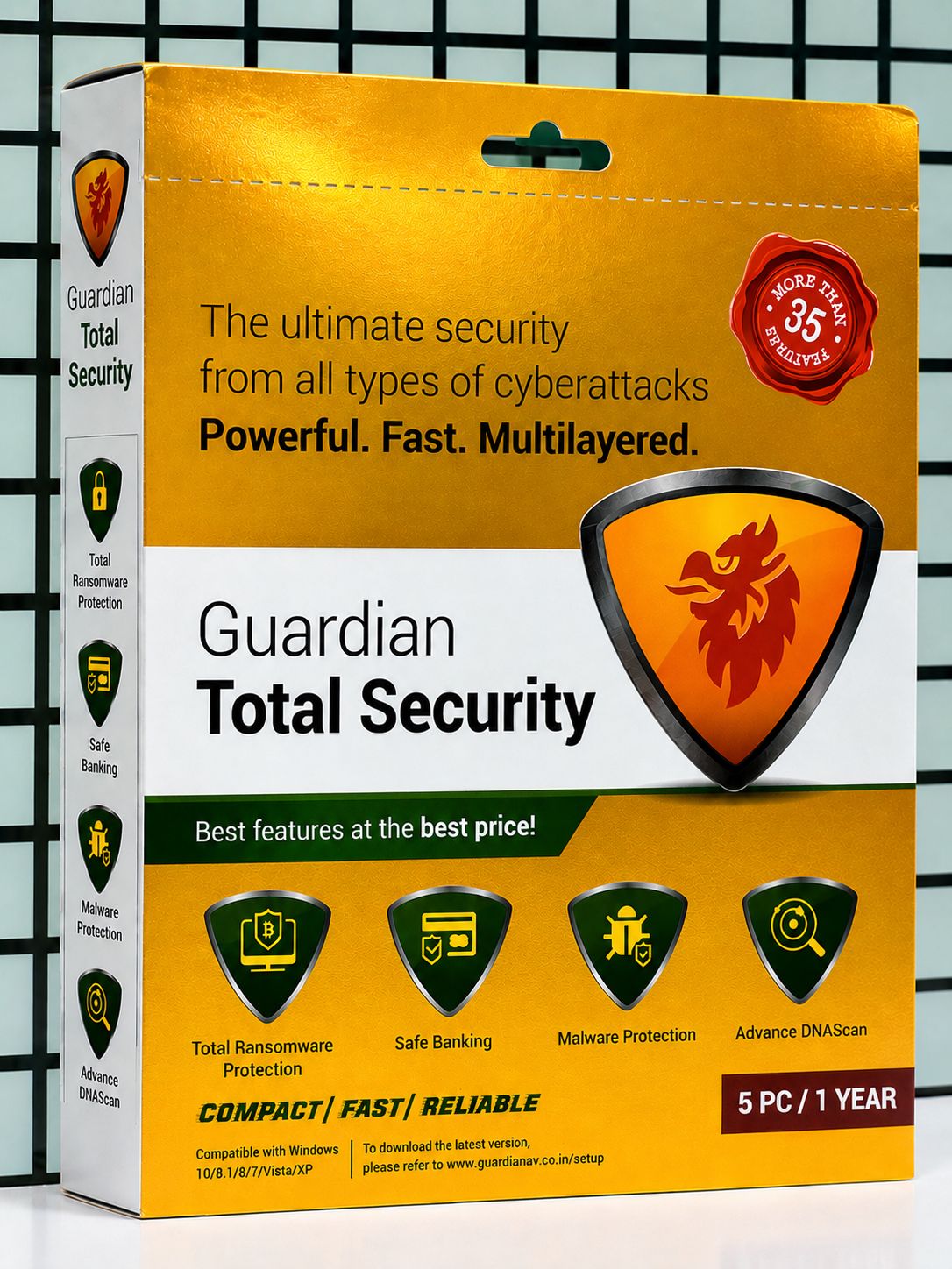 New 5pc 1yr Guardian Total Security